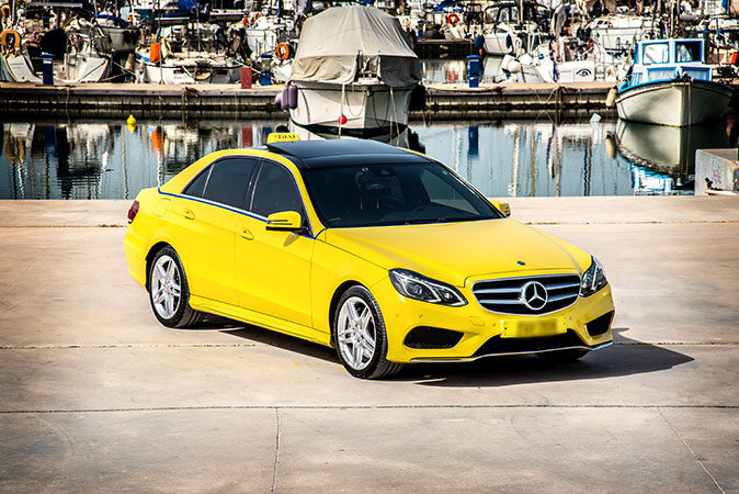 george taxi mercedes e-class taxi